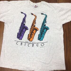 Vintage Chicago The Blues 1990 single stitch T-shirt